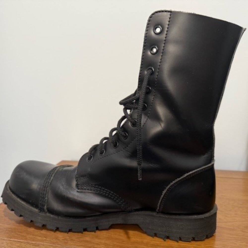 Underground England Commando Steel Cap Boots - Picture 7 of 11